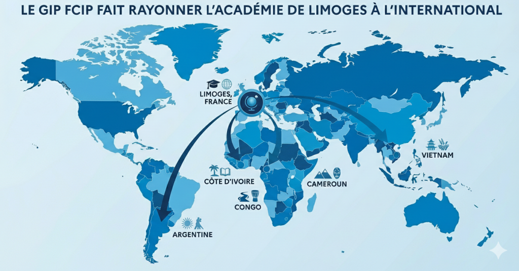 rayonnement du Gip FCIP à l'international